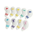thumbnail image 5 of DimyFew 9 Pieces Golf Club Head Covers Dustproof Fits Most Club Keep protected White, 5 of 9