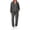 Black #678, variant on Women's 2 Piece Tracksuit Set Zip Up Hoodie and Jogger Sweatpants, Casual Fall Lounge Travel Outfit with Drawstring Hood Front Pockets Sweatsuit, M