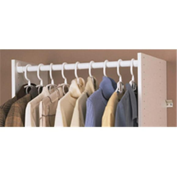 Easy Track Closet Easy Track Wardrobe Rods With Ends  RR1024