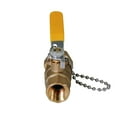 thumbnail image 3 of Midline Valve VHT234B Premium Brass Full Port Hose Ball Valve with Chain and Cap, 1/2 in. FIP x 1/2 in. Hose, 3 of 5