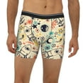thumbnail image 4 of Rocae Rockets for Stretch Moisture-Wicking Underwear,Men's Underwear Boxer Briefs XX-Large, 4 of 9
