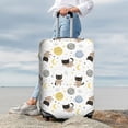 thumbnail image 3 of Lsque Cute Cat Printed Luggage Cover, Travel Luggage Protector,Scratch and Dirt Resistant, Fits 18-32 Inch Luggage - Large, 3 of 9