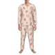 thumbnail image 3 of Fotbe Strawberries Pijama de Hombre con Estampado de Manga Larga, Conjunto de 2 Piezas, Ropa de Dormir Suave y Cómoda con Bolsillos-X-Large, 3 of 7