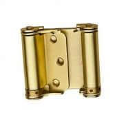 National Hardware S841-556 N100-049 Gatehouse Double Acting Spring Hinge 3 Inch Satin Brass 1 Pack