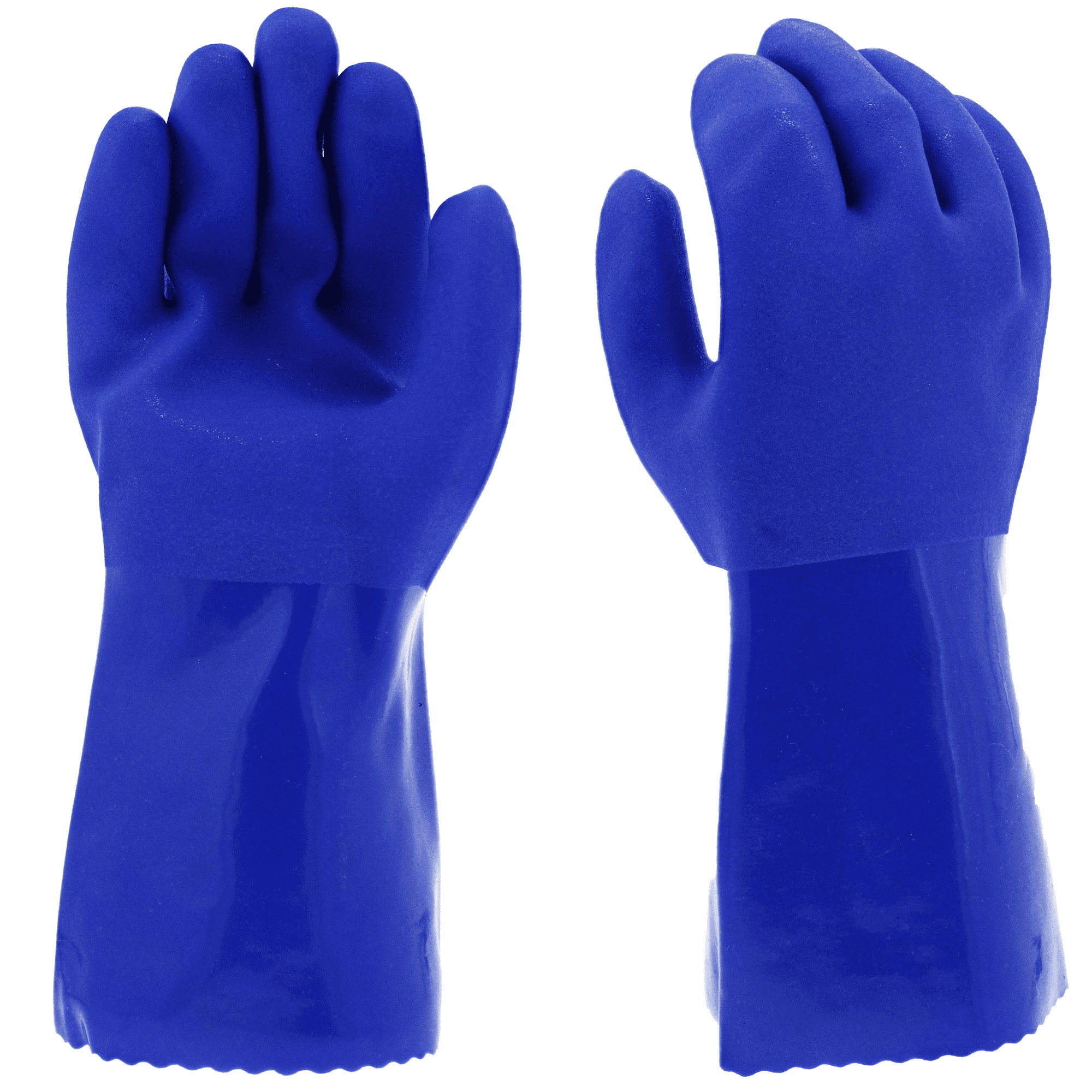 Grease monkey long cuff pvc coated gloves Clearance