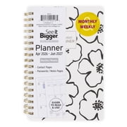 See It Bigger M/W Planner, Small (4.25" x 6.5"), Floral, 15-Month: Apr 2026 - Jun 2027