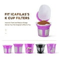 thumbnail image 2 of Papel De Filtros De Café Filtro de café Filtros de café recargables con tapa Herramientas de oficina para el hogar (100 piezas), 2 of 7