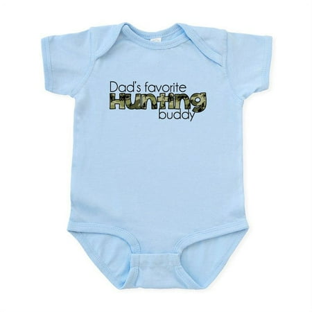 

CafePress - Dads Favorite Hunting Buddy Body Suit - Baby Light Bodysuit Size Newborn - 24 Months