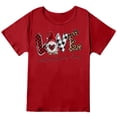 thumbnail image 1 of Hauts d'Été pour Femmes 2023 T-Shirts Imprimés Grande Taille Col Rond Imprimé Chat Manches Courtes Tee Graphique, 1 of 4