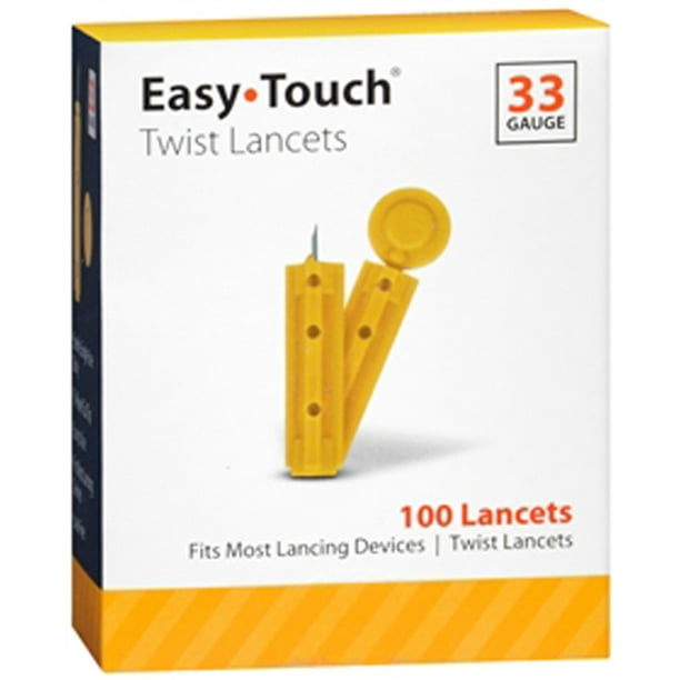 easy touch lancets 33g/twist