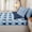 Blue Black White, variant on Erosebridal Glam Glitter Bow Zipper Twin Comforter Sets with Fitted Sheet and 2 Pillowcases,Cute Heart Balloon Print Zipper Bedding Set,Bubblegum Pink White,4-Piece,Pink Reversible