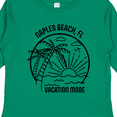 thumbnail image 4 of Inktastic Summer Vacation Mode Naples Beach Florida Boys or Girls Long Sleeve Toddler T-Shirt, 4 of 5