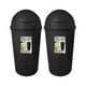 thumbnail image 1 of Bote de basura Reynera 2 Pack con tapa balancín Negro 11 Lts, 1 of 6