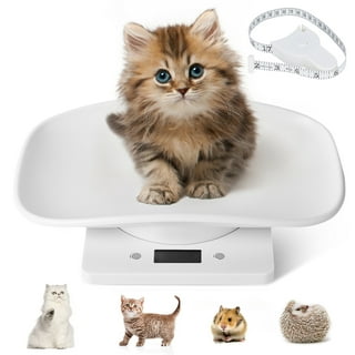 Pet Scale for Newborn Puppy and Kitten, Pet Scale with Detachable Tray for Dog Whelping Nursing, Weigh Pets Baby in Grams, 33lbs (±1 Gram) (Blue)