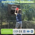 thumbnail image 6 of ACWARM HOME 2025 NewTrampoline 15FT Premium Black Trampoline with Basketball Hoop and LED Lights Recreational Trampolines for Kids and Adults with Net and Ladder, 6 of 9