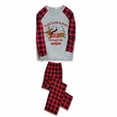thumbnail image 6 of iHapHap Matching Family Christmas Pajamas, Dachshund Through Snow Long Sleeve Plaid Pants, 6 of 6