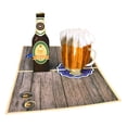 thumbnail image 2 of Abbracc Fathers Day Card up Card 3D Envelope Thank You Card Popup Card Birthday Card for beer, 2 of 8