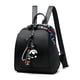 thumbnail image 1 of Mini mochila Oxford negra para mujer, mochilas escolares de nailon impermeables para niñas adolescentes, bolso de viaje de moda, Mochila pequeña Fivean unisex, 1 of 1