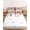 White, variant on King Size Fitted Sheet Set - Orange Blue Leaf Fall 3 Piece Bedding Sets 16" Deep Pocket Fitted Sheet with 2 Pillowcases, Autumn Eucalyptus Leaves Brushed Microfiber Hotel Luxury Bed Sheets