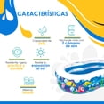 thumbnail image 4 of Alberca Inflable En Forma 8 Jilong 175x109x46cm Diseño Marino, 4 of 6