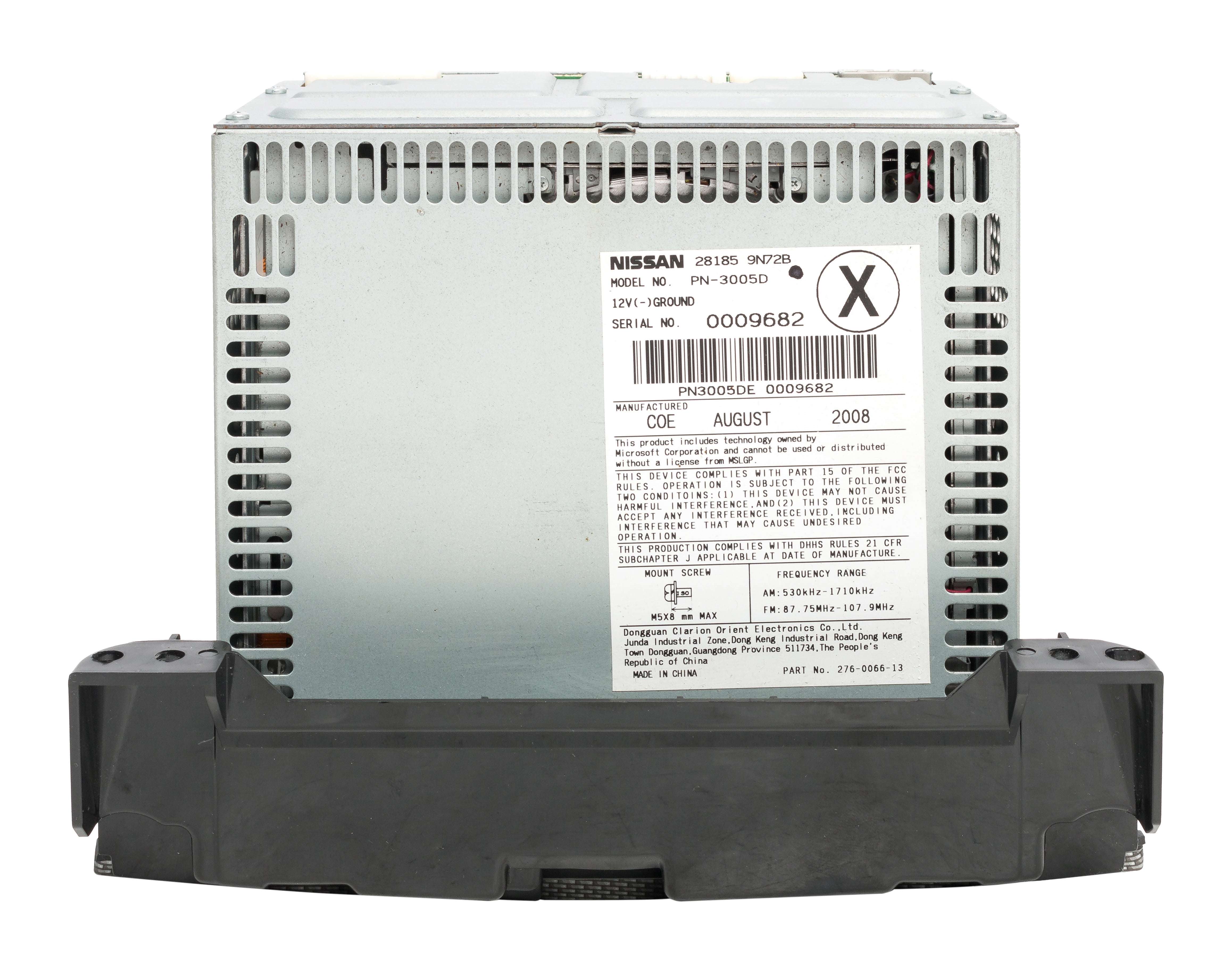 Restored 1 Factory Radio 0910 Nissan Maxima AM FM 6 Disc CD w Aux 281859N72B Face CY61D (Refurbished)