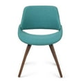 thumbnail image 2 of Simpli Home Malden Solid Wood Dining Chair in Turquoise Blue, 2 of 18