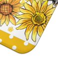 thumbnail image 3 of Sunflower Dish Mat for Kitchen Countertop or Sink, 18x24 Inch Microfiber Pad, Absorbent and Foldable Floral Rack Mat, 3 of 5