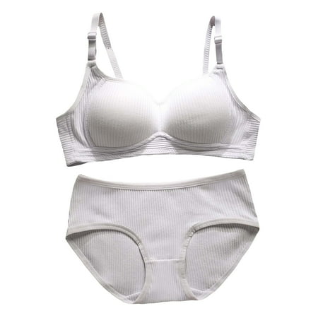 Seamless Sports Bra and Panty Set for Women High Stretch Sports Bralette Set Underwear Set Large Size Sports