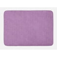 thumbnail image 1 of Abstract Bath Mat, Repeating Dots Wavy Stripes Connected in Pastel Tones Illustration, Plush Bathroom Decor Mat with Non Slip Backing, 29.5" X 17.5", Pale Lilac Multicolor, by Ambesonne, 1 of 2