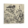 thumbnail image 1 of Cuadro abstracto de Jackson Pollock (35), póster artístico en lienzo y arte de pared, impresión moderna para dormitorio familiar, carteles de 12 x 12 pulgadas (30 x 30 cm), 1 of 5