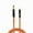 Orange, variant on Coluber Cable 1/4" TRS Male to 3.5 TS Male 3-Pin Microphone Audio Connector
