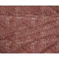 thumbnail image 4 of oneOone Polyester Lycra Maroon Fabric Floral Block Sewing Craft Projects Fabric Prints By Yard 56 Inch Wide, 4 of 4