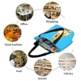 thumbnail image 6 of Kll Tote Bag For Women Sunflower Gnomes Print Shopping Grocery Reusable Bags For Office School Shopping Travel, 6 of 7