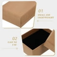 thumbnail image 1 of WRISTBIQUE 12Pcs Bulk Jewelry Boxes Kraft Cardboard Small Storage Boxes for Jewelry Organization, 1 of 6