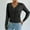 Black, variant on Black Womens Sweater Long Sleeve Button up Cardigan Solid Lightweight V-Neck Cardigans Womens Cardigan Sweaters M