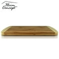 thumbnail image 4 of [ HEIM CONCEPT ] Organic Bamboo Wood Large [18x12x1] Cutting Board Kitchen Chopping Block End Groove, 4 of 5