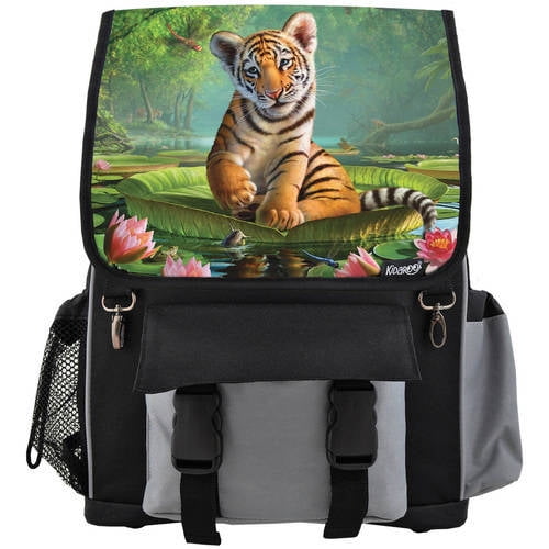 Kidaroo High Quality Tiger Lily School Backpack For Boys, Girls and Kids, Multiple Colors Available by Kidaroo