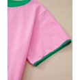 thumbnail image 4 of Set Lounge SELINK para mujer con falda y camiseta rosa-verano, 4 of 6
