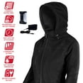 thumbnail image 4 of Gerbing 7V Women's Thermite Fleece Heated Jacket 2.0 XXL, 4 of 5