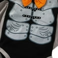 thumbnail image 4 of Kmbangi Baby Boy?s Funny Halloween Printed Long Sleeve Romper with Cap, 4 of 5