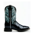 thumbnail image 2 of Dan Post Men's Eel Exotic Western Boot Broad Square Toe Black 11.5 D(M) US, 2 of 7