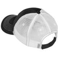 thumbnail image 2 of District Adult Unisex Regular Plain/Mesh Cap Black/White One Size Fits All, 2 of 2