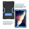 thumbnail image 2 of SOATUTO Lenovo Tab M10 Plus 10.3 inch Tablet Case Hybrid Shockproof Rugged Anti-Impact Protection Cover Built in Kickstand For Lenovo Tab M10 Plus TB-X606F / TB-X606X 10.3 inch(Black+Blue), 2 of 6