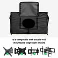 thumbnail image 5 of Outdoor TV Cover 60 to 65 Inches, Sunflower Butterfly Bee Flower Farm Beige Background Waterproof and Weatherproof TV Cover with Remote Control Pocket, Flat Screen TV Cover Protector for Outside TV, 5 of 6