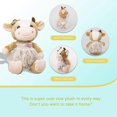 thumbnail image 2 of Rural Cow Stuffed Animals-Cute Stuffed Cow Plush with White Veil-Fluffy Cow Plush Toys-Comfortable for Birthday Gift 12.5 Inches, 2 of 4