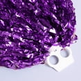 thumbnail image 5 of Alvivi Kids Girls Cheer Leader Costume Cheerleading Uniform Crop Top with Pleated Skirt Pom Poms Purple 12, 5 of 7