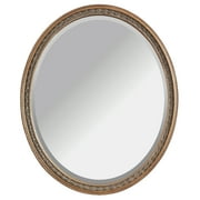 Claire 25" x 30" Oval Beveled Glass Mirror - Gold