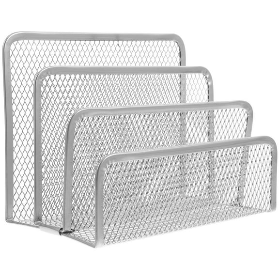 HOMEMAXS Mail Organizer Mail Holder 17.50X13.00X9.00CM Silver