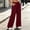Wine, variant on LVHAOGJOB Sweatpants for Women Gym Elastic Waisted Workout Pants with Pockets Wide Leg Stretch Solid Color Womens Pants Drawstrings