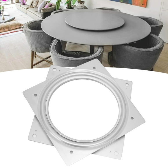Base de placa de giradrones, Alta Flexibilidad de 360 Grados Base de PlacA de taburete, Forma Cuadrada para Sillas de Barra Estantes de Exposición Sillas de Oficina Sillas de